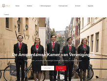 Tablet Screenshot of akvv.nl